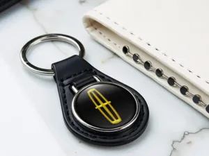 Lincoln Keychain Durable Leather Modern Design